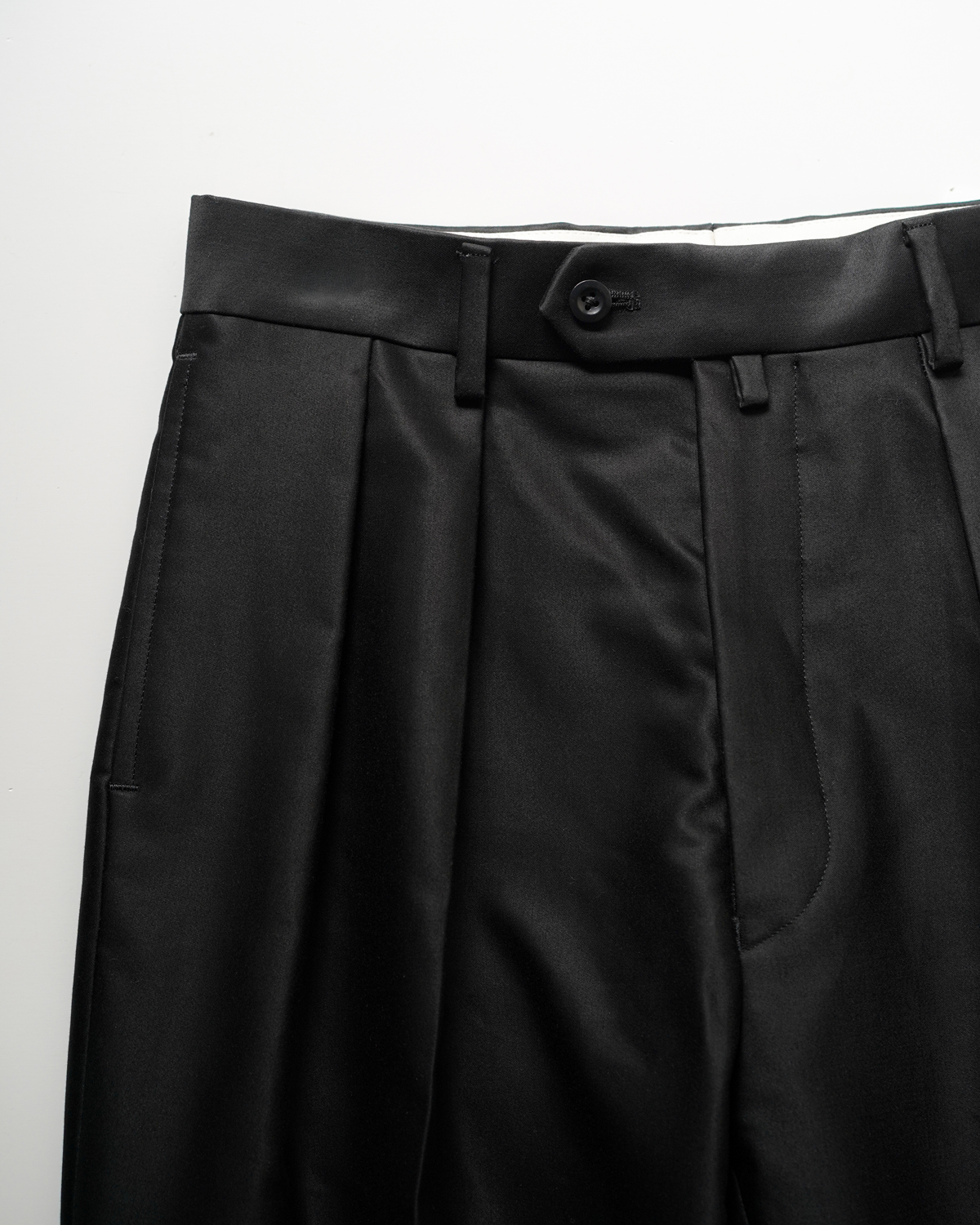 Giza Cotton Moleskin｜WIDE - Black｜NEAT