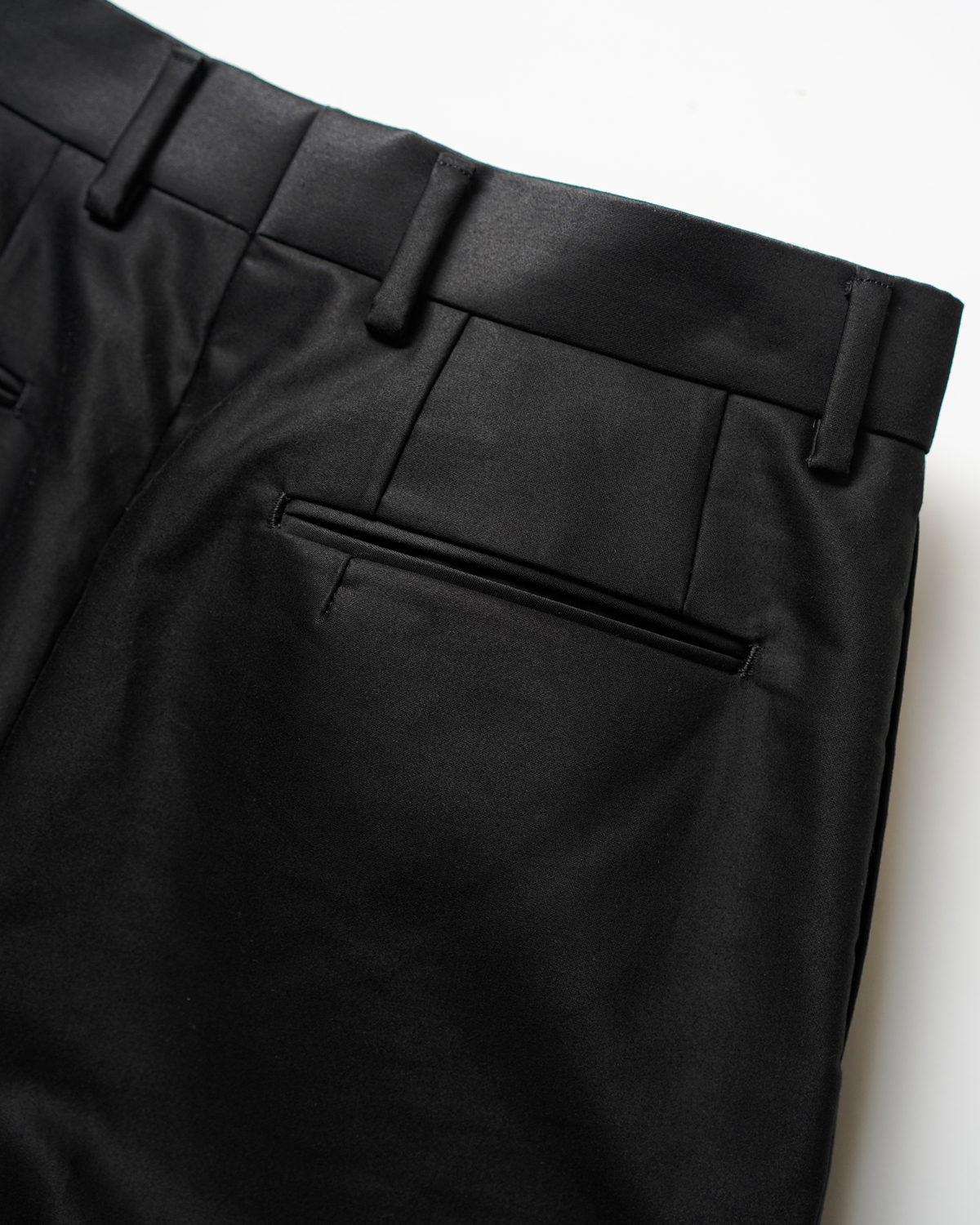 Giza Cotton Moleskin｜WIDE - Black｜NEAT