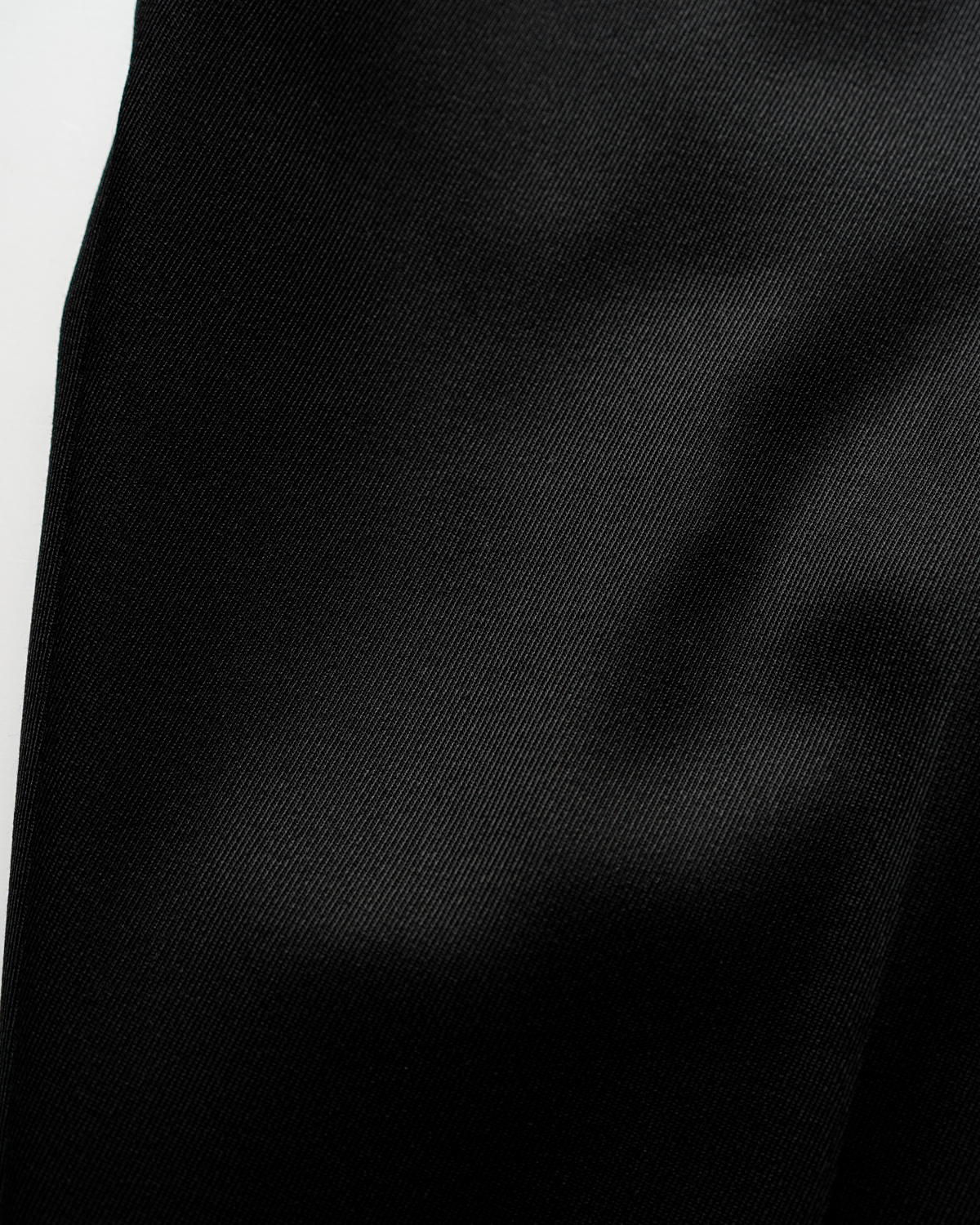 Wool Tricotine｜WIDE - Black｜NEAT