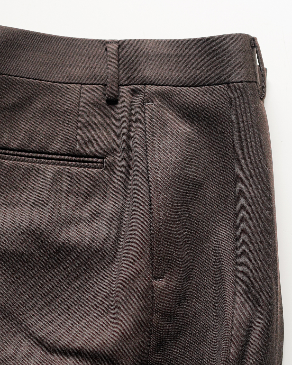 Wool Tricotine｜WIDE - Brown｜NEAT