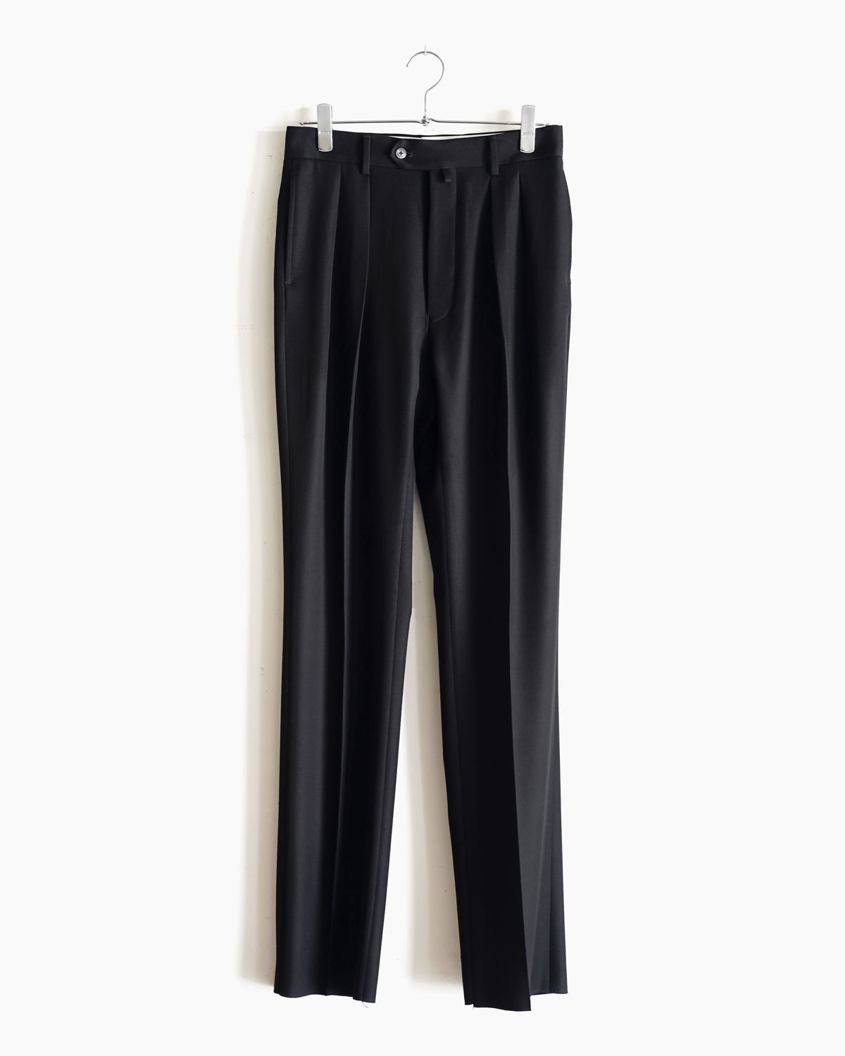 Wool Tricotine｜STANDARD – Black｜NEAT