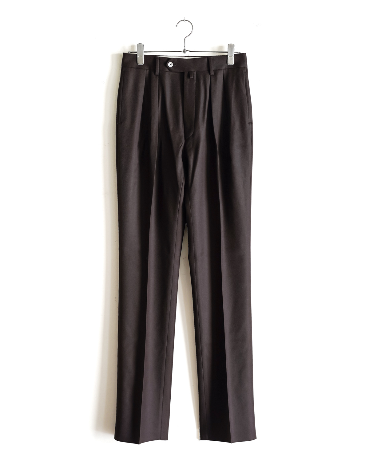 Wool Tricotine｜STANDARD – Brown｜NEAT