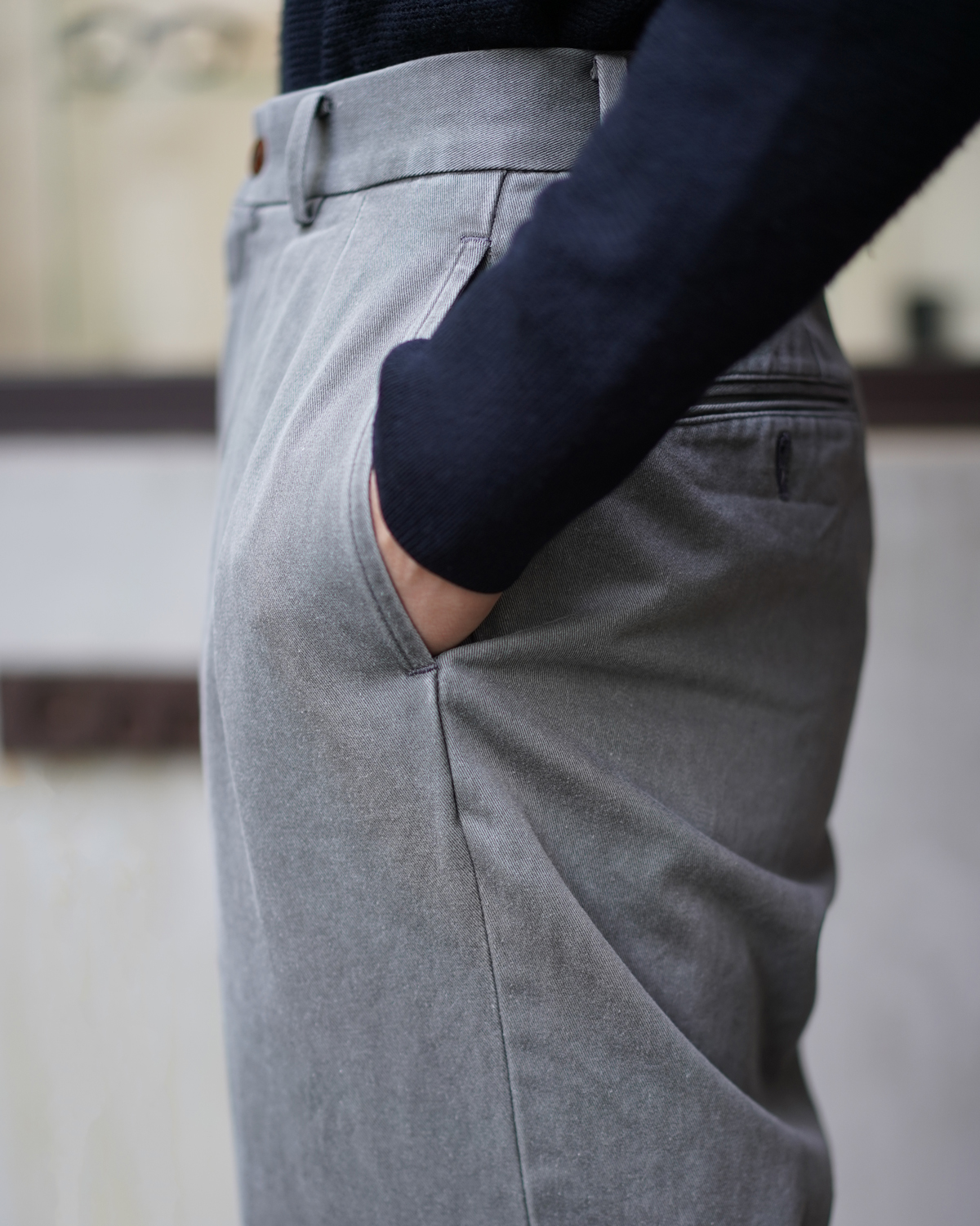 NEAT Chino - Fade Gray｜NEAT
