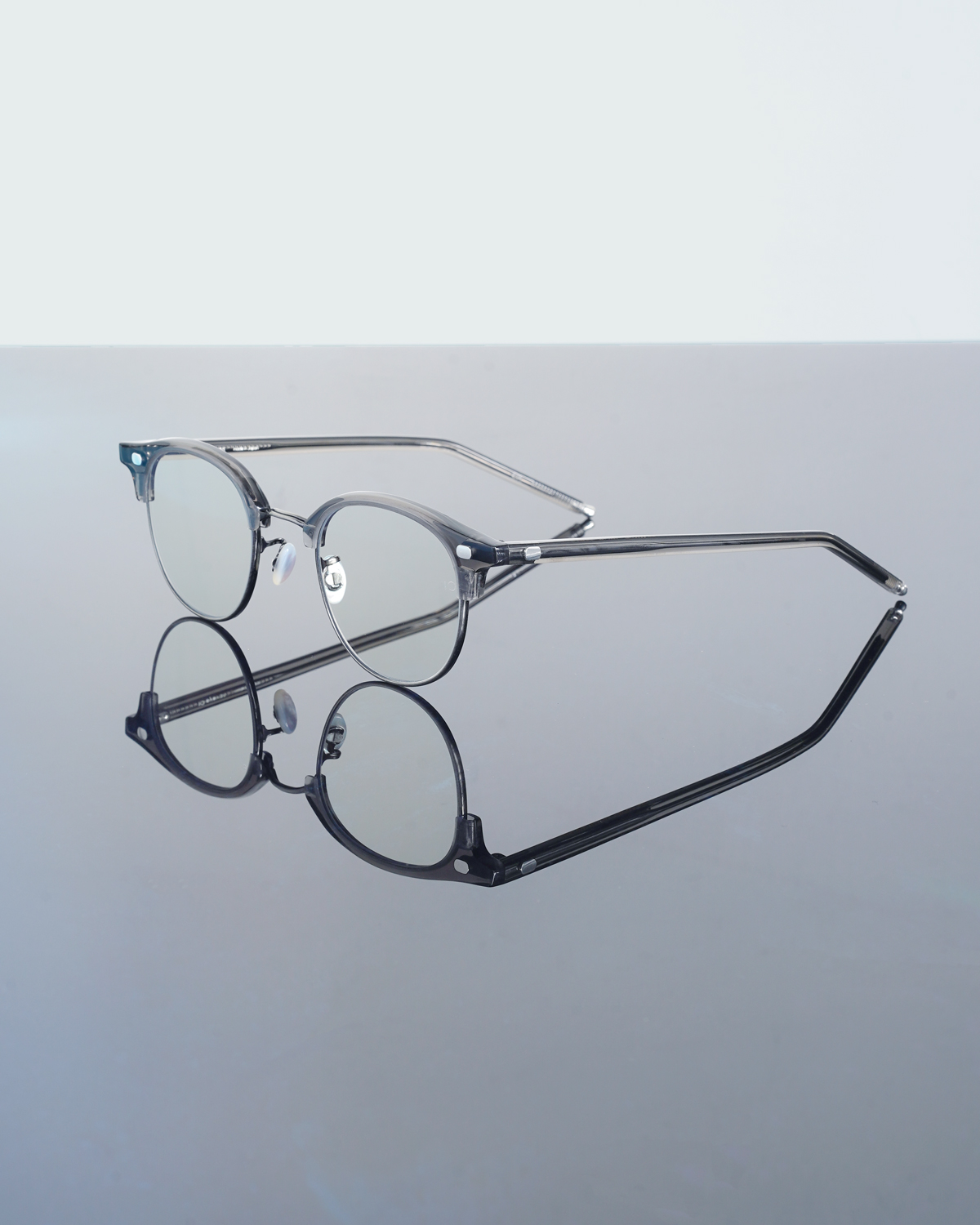 Exclusive｜10 eyevan for Continuer｜no.1 Ⅳ（47）- Charcoal / Pewter