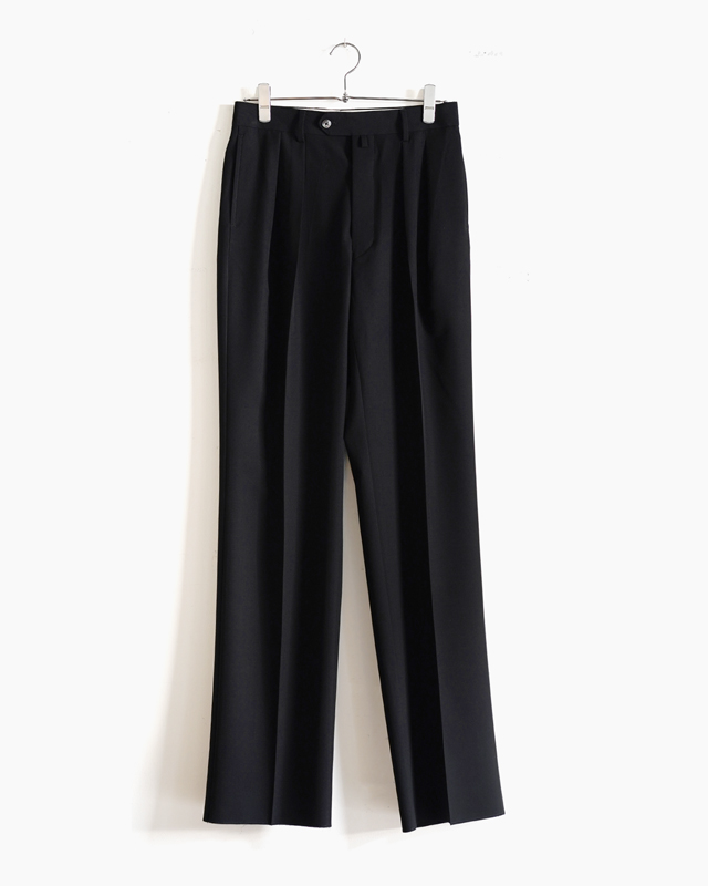 Wool Poplin｜Wide – Black｜NEAT